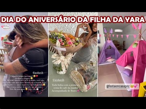 Yara Tchê comemorando o aniversário da sua filha Aysha Central da