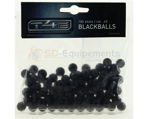 Billes Caoutchouc Blackballs T E Umarex Calibre Sd Equipements