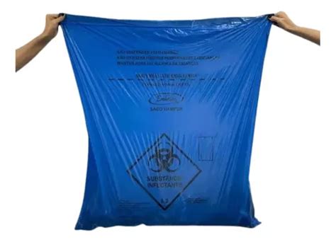 Saco Hamper Azul Infectante Lts Und Refor Ado Mercadolivre