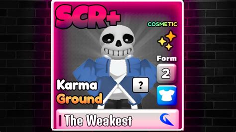 Awtd Sans The Weakest Evolved Showcase Cosmetic Youtube