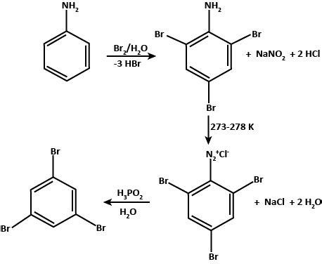 Convert A Methylaniline Into Nitrotolueneb Aniline Into