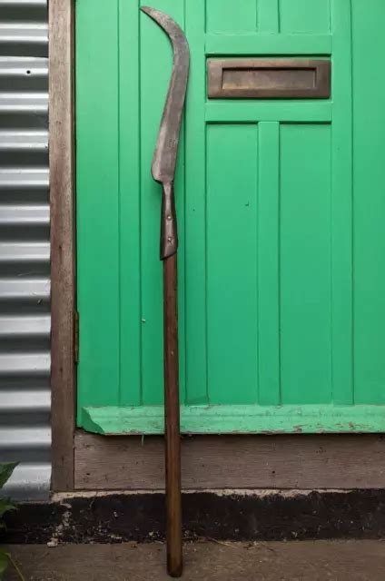 Vintage Long Handled Elwell 3318 Slasherbillhook Garden Tool £5500