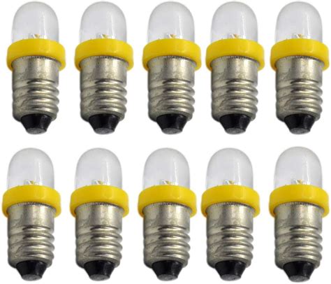 Buy Ruiandsion Pcs Led Flashlight Bulbs V E Led Bulb Mini Lamps