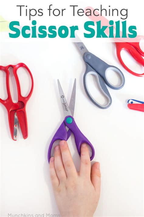 Tips For Teaching Scissor Skills Munchkins And Moms