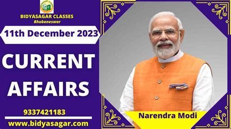 Latest Current Affairs 8th December 2023 Todays Headlines In Short