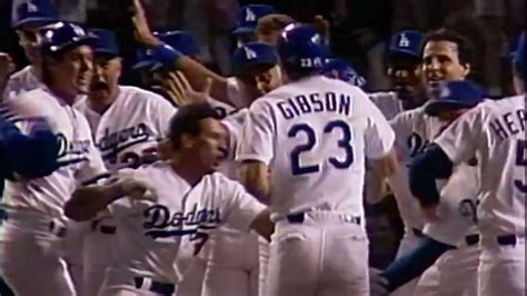 Vin Scully Calls Kirk Gibson S Legendary World Series Game Game