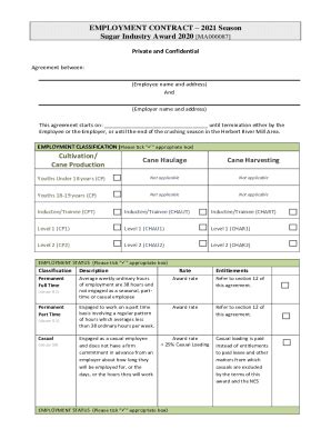 Fillable Online Published Sample Employment Agreements For Domestic