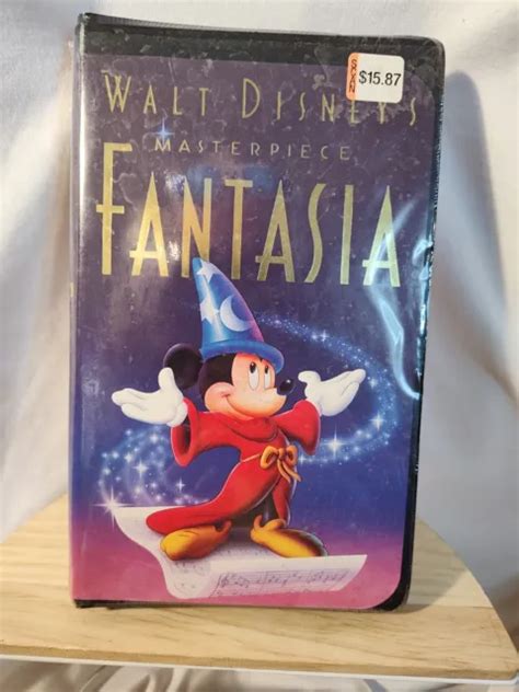 Rare Fantasia Vhs Factory Sealed Walt Disney S Masterpiece New