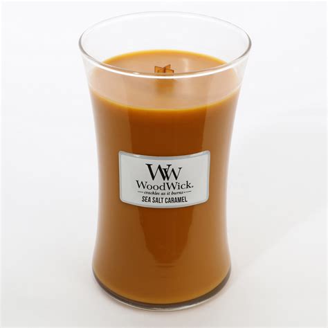 Sea Salt Caramel Woodwick Large Candle