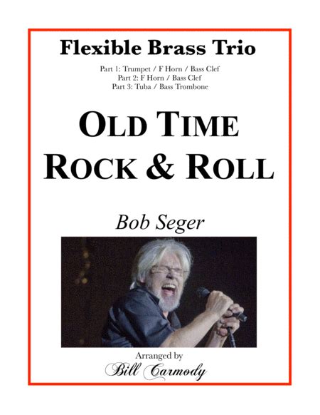 Old Time Rock And Roll By Bob Seger Brass Ensemble Digital Sheet Music Sheet Music Plus