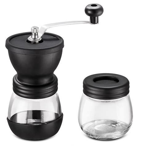 Hand Crank Manual Coffee Grinder Mill with Professional Grade Conical ...