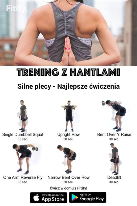 Trening z hantlami Silne plecy Najlepsze ćwiczenia Intensywny trening