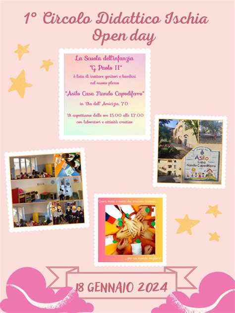 Open Day Al Primo Circolo Didattico Ischia