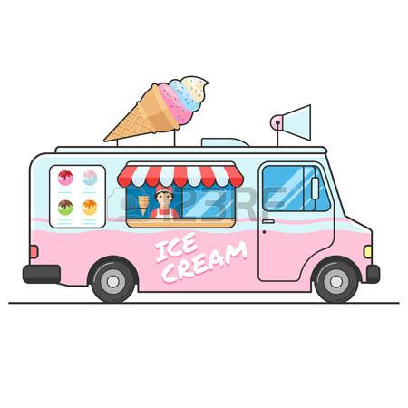 Ice Cream Truck Clipart | Free download on ClipArtMag