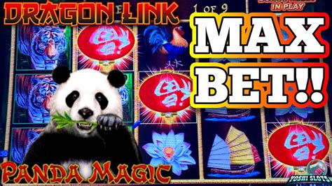 Max Bet Big Win Bonus In The Bonus On Dragon Link Panda Magic