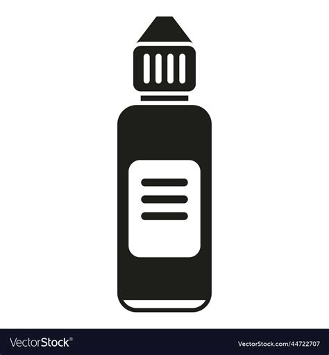 Dropper Bottle Icon Simple Eye Health Royalty Free Vector