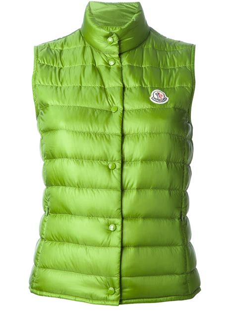 Lyst Moncler Padded Gilet In Green