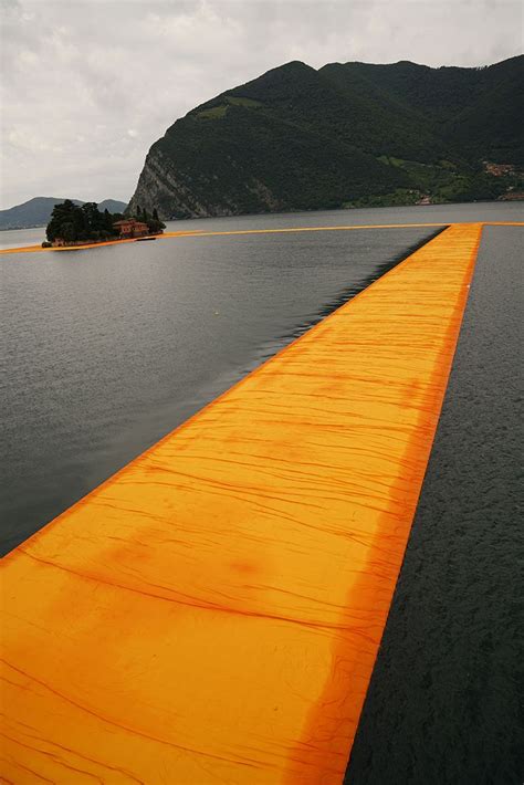 Christo S Floating Piers Open To The Public In Lake Iseo Italy