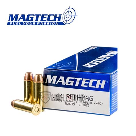 Munitions MAGTECH Cal 44 Rem Mag FMJ Flat 240gr