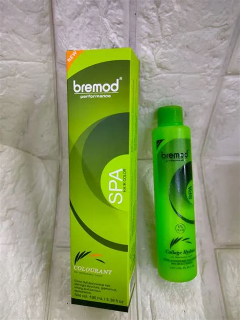 Bremod Spa Hair Color With Oxidizing Cream Authentic Very Stuffy Green Blonde Lazada PH