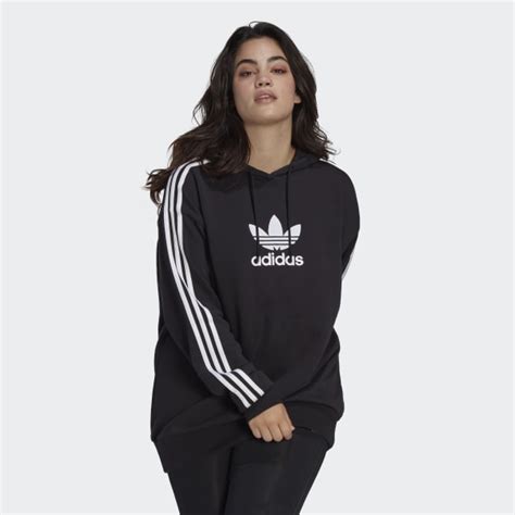 Adidas Adicolor Trefoil Hoodie Plus Size Black Free Shipping With Adiclub Adidas Us