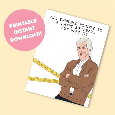 Keith Morrison Dateline Printable Birthday Card DIGITAL - Etsy Canada