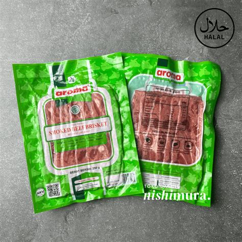 Jual Beef Bacon Halal Smoked Beff Brisket Daging Sapi Asap Aroma