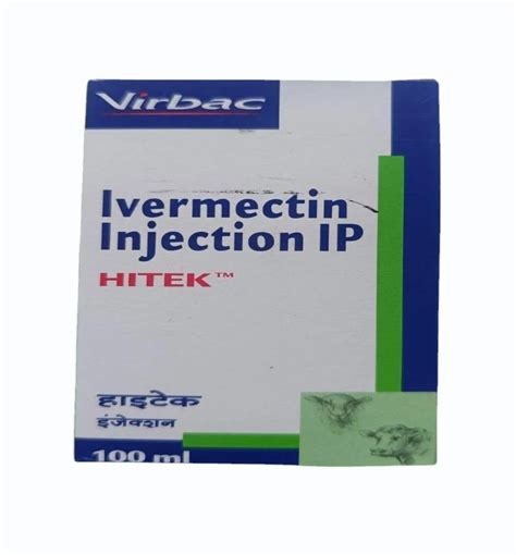 Ml Hitek Ivermectin Injection Ip At Rs Bangaon Bongoan Id