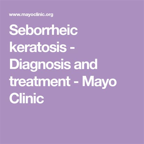 Seborrheic Keratosis Seborrheic Keratosis Diagnosis Treatment Artofit