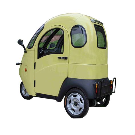 EEC Motorized 3 Wheel Electric Tricycle 800W 72V 20AH With Enclosed ABS