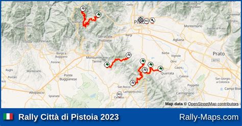 Maps Rally Citt Di Pistoia Crz Rally Maps