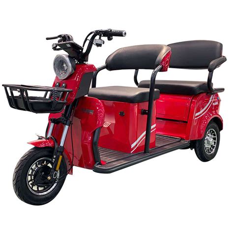 Triciclo Eléctrico 500w Con Asiento Plegable De Tres Ruedas Scooter