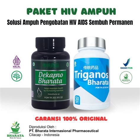 Jual Obat HIV Ampuh TRIGANOS DEKAPRO BHARATA OBAT PENCEGAH HIV AIDS