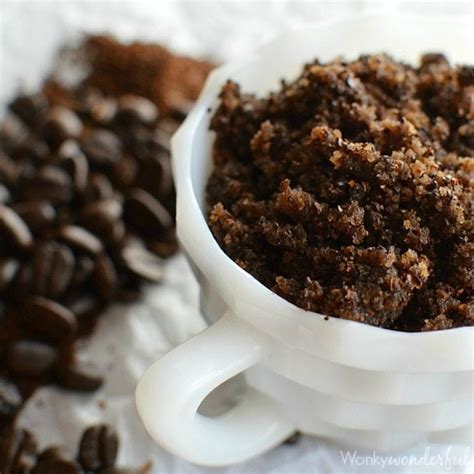 Homemade Coffee Body Scrub - WonkyWonderful