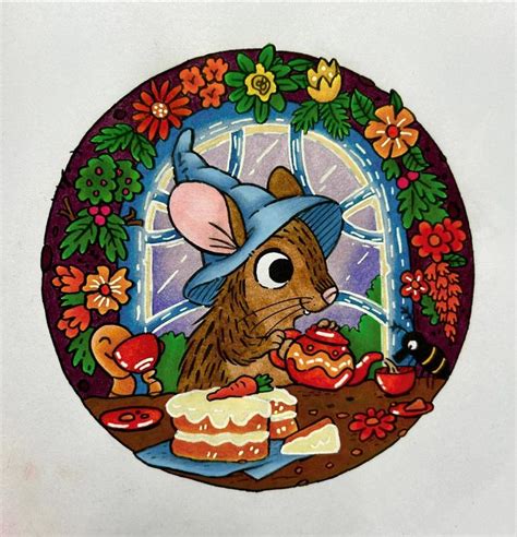 Zoe Colouring On Instagram Matchstick Mouse Springtime By