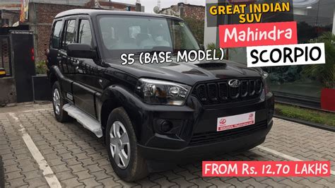 2021 Mahindra Scorpio S5 Base Model Detailed Review By Exploring Desi Youtube