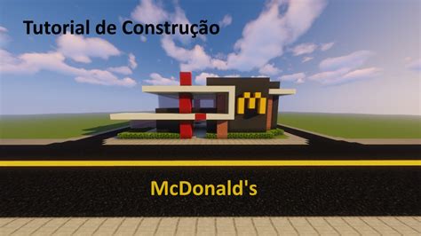 Minecraft Como Construir Um Mcdonald S Youtube