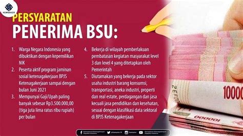 Blt Bpjs Ketenagakerjaan Cair Berikut Syarat Dapat Subsidi Gaji Dan