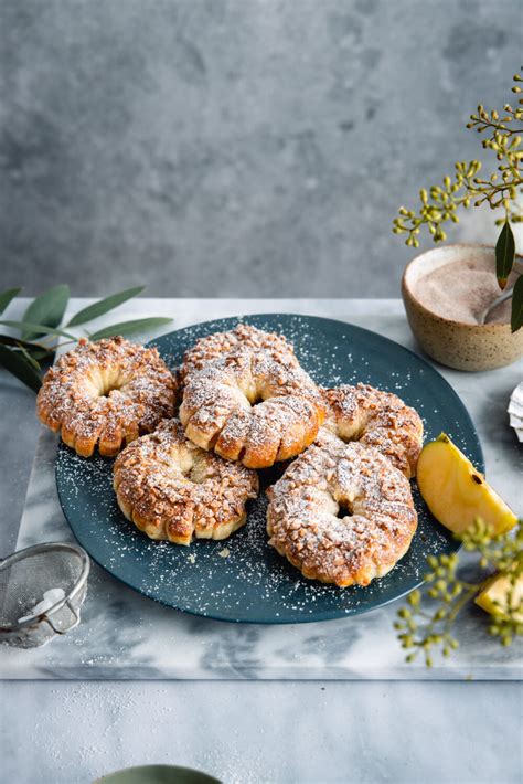 Blätterteig Apfelringe aus dem Ofen Hey Foodsister