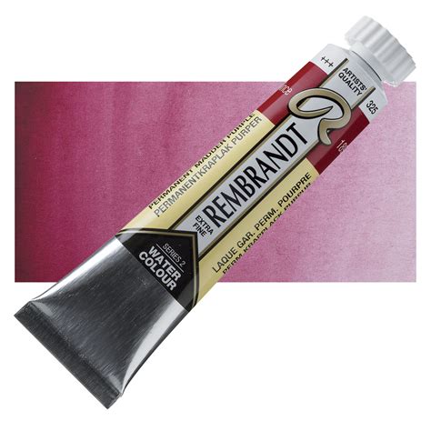 Rembrandt Artist Watercolors Permanent Madder Lake Purple 20 Ml Tube