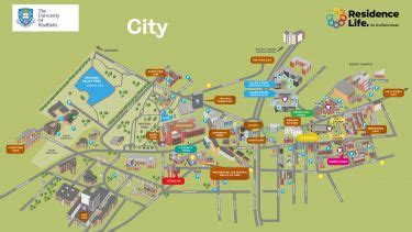 Residence Maps | Accommodation | The University of Sheffield