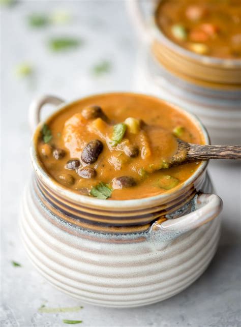 Spicy Vegan Black Bean Soup Easy Hearty And Nutritious