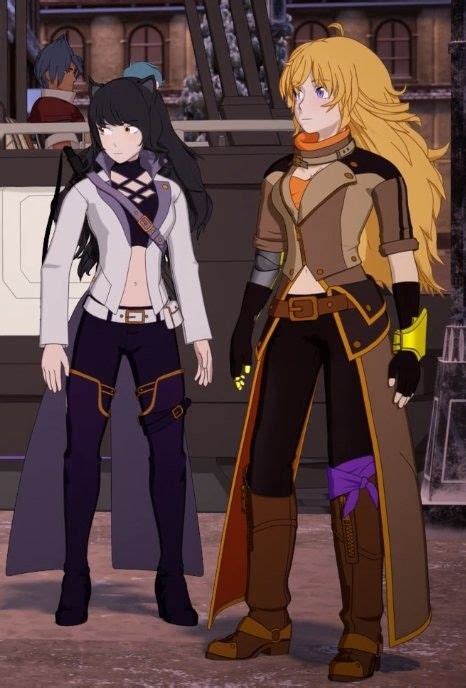 Blake And Yang Stand Next To Eachother Me Its A Soulmate Thing