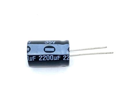 Kit Com 10 PeÇas 40037290 Capacitor Eletrolitico 2200uf 35v Radial 105º 16x27mm Huang