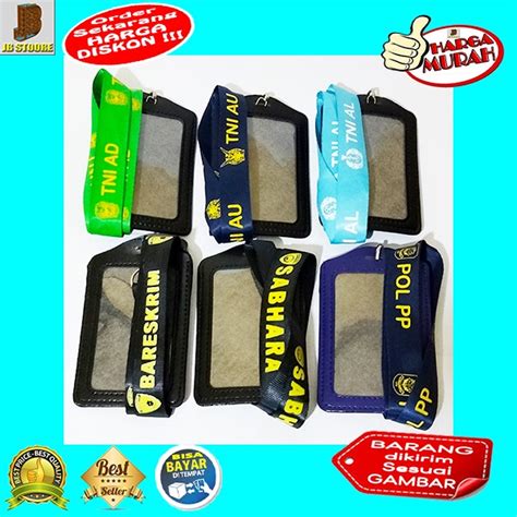 Jual Tempat Id Card Lanyard Tali Gantung Kalung Logo Id Card Holder