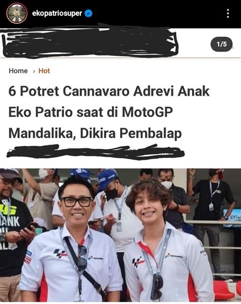 Begini Tanggapan Eko Patrio Saat Sang Putra Disebut Mirip Bule Hingga