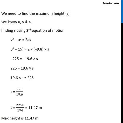 Different Equations Of Motion For Free Falling Object Teachoo