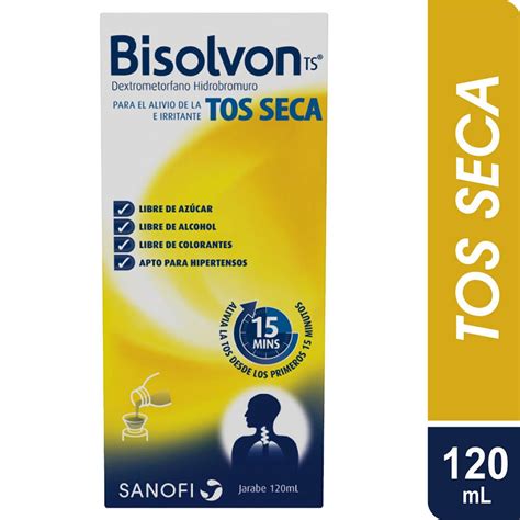 Bisolvon Tos Seca Jarabe 120 Ml Cruz Verde