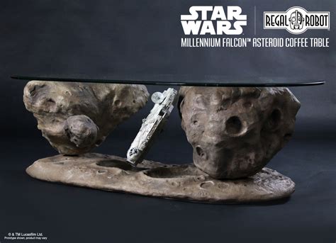 Millennium Falcon™ Asteroid Coffee Table Regal Robot