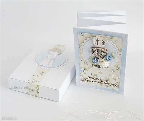 Album Harmonijka Komunijny Ręcznie Wykonane Scrapbooking ღ art Madam pl